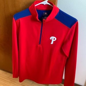 Philadelphia Phillies Men Quarter Zip Pullover